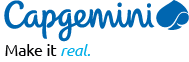 A blue and white logo for Cappemini. Description generated by AI