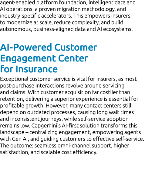agent‑enabled platform foundation, intelligent data and AI operations, a proven migration methodology, and industry‑s...