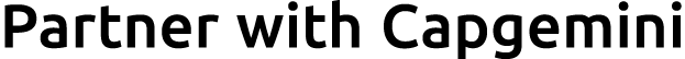 Partner with Capgemini