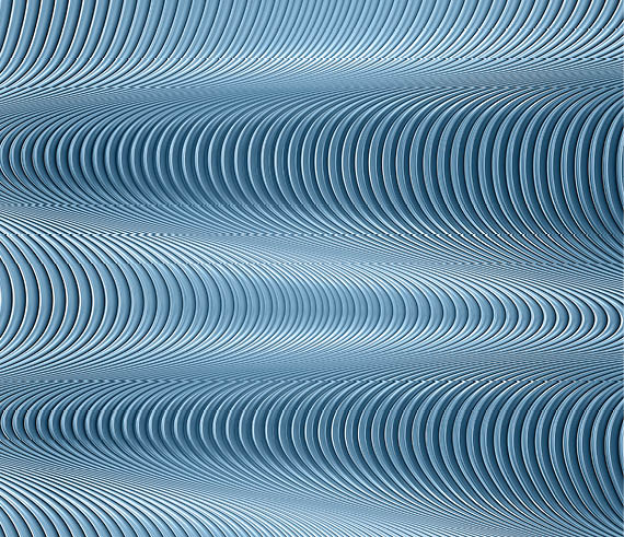 A blue and white wave pattern. Description generated by AI